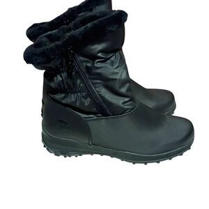 Totes Women's Winter Zip Up Boots Size 9 Black NWOT